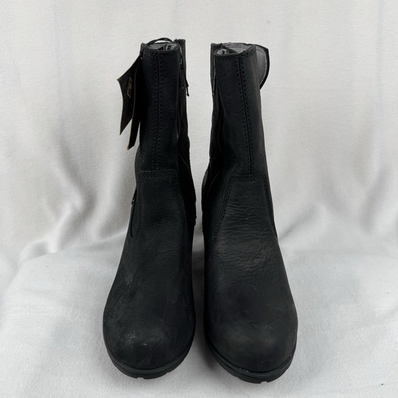 Women's Harley-Davidson Waterproof Black Boots Heels Size 8.5 M Stock #D87203 - Picture 4 of 9